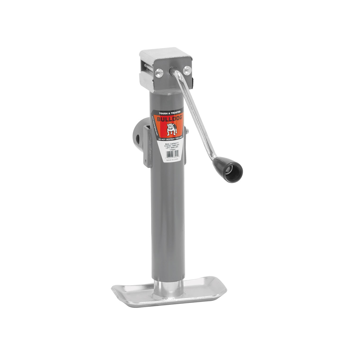 Bulldog 178201 Tubular Swivel Trailer Jack - 5,000 lbs