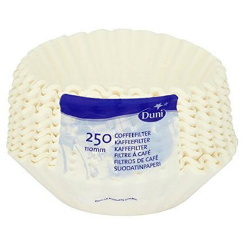 250 Duni Brewmatic Universal Coffee Filter Papers 110mm 3 Pints (180cl) TRACKED!
