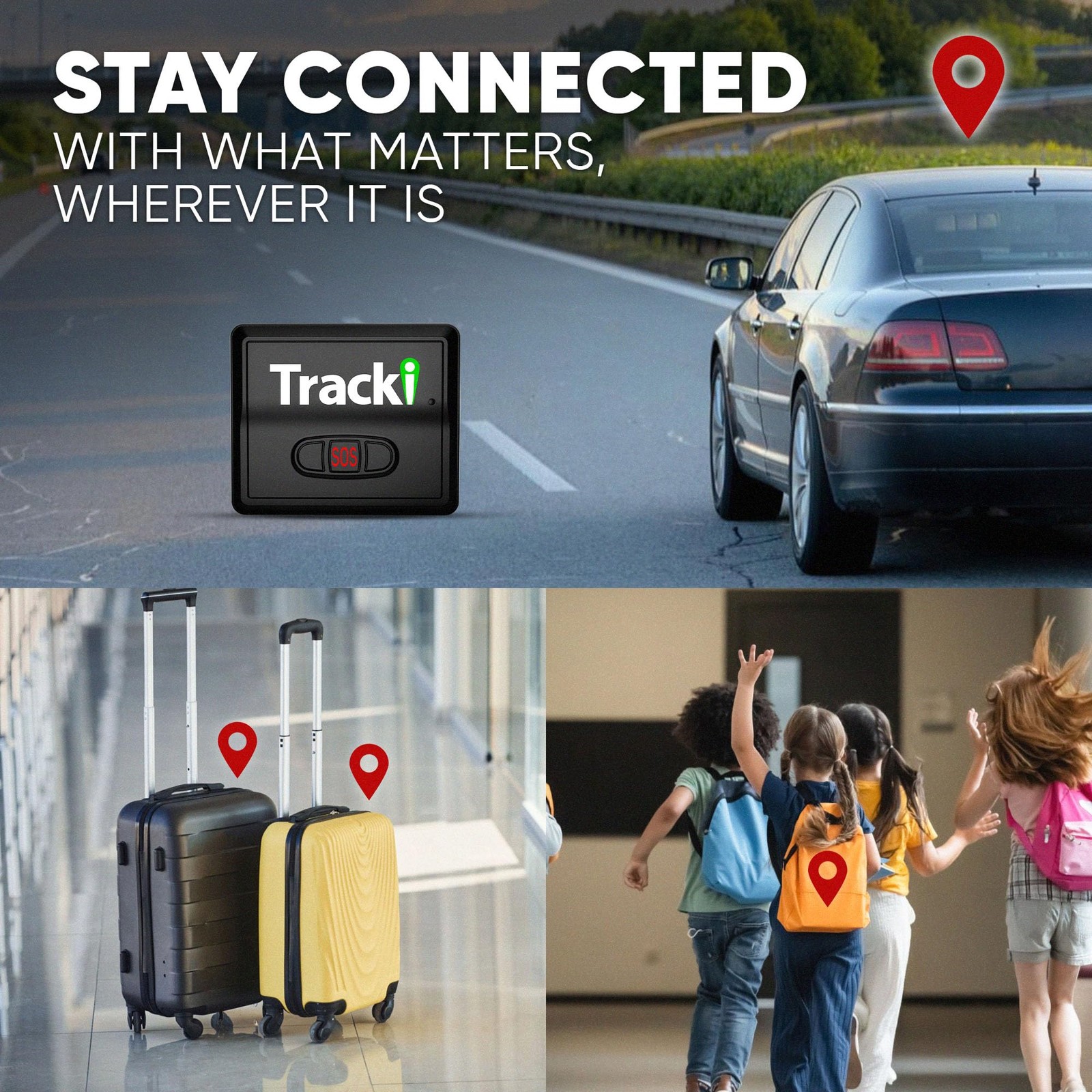 GPS Tracker for Vehicles – Real-Time 4G LTE Assets & Car Tracking Device with...