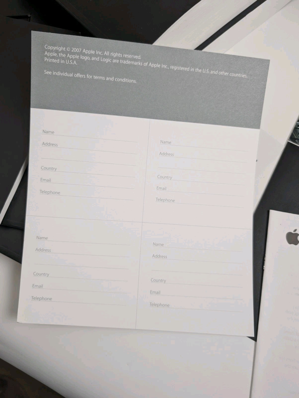 Apple Logic Studio Logic Pro 8 Box Set CDs Manuals Legacy Mac READ