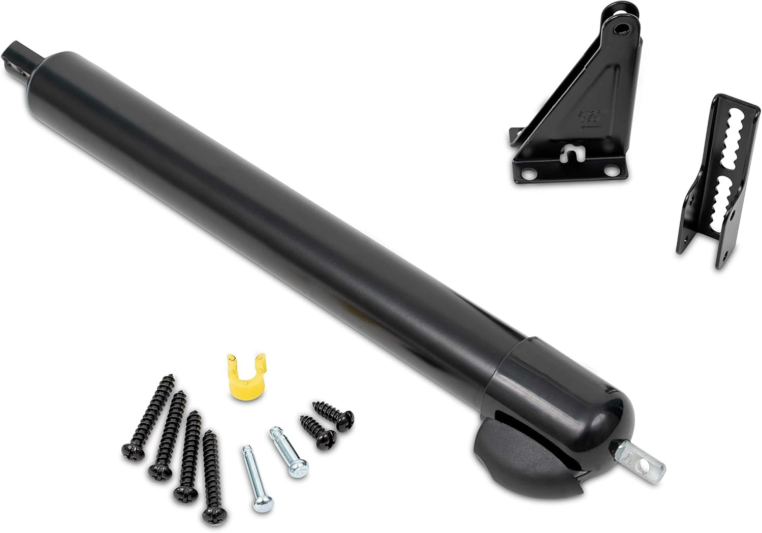 9600 Standard Pneumatic Touch-N-Hold Storm and Screen Door Closer for Wood, Alum