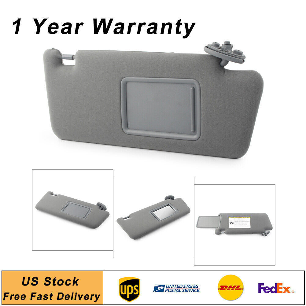For Toyota Tacoma 05-15 W/O Light 74320-04181-B1 Passenger Right Sun Visor Gray