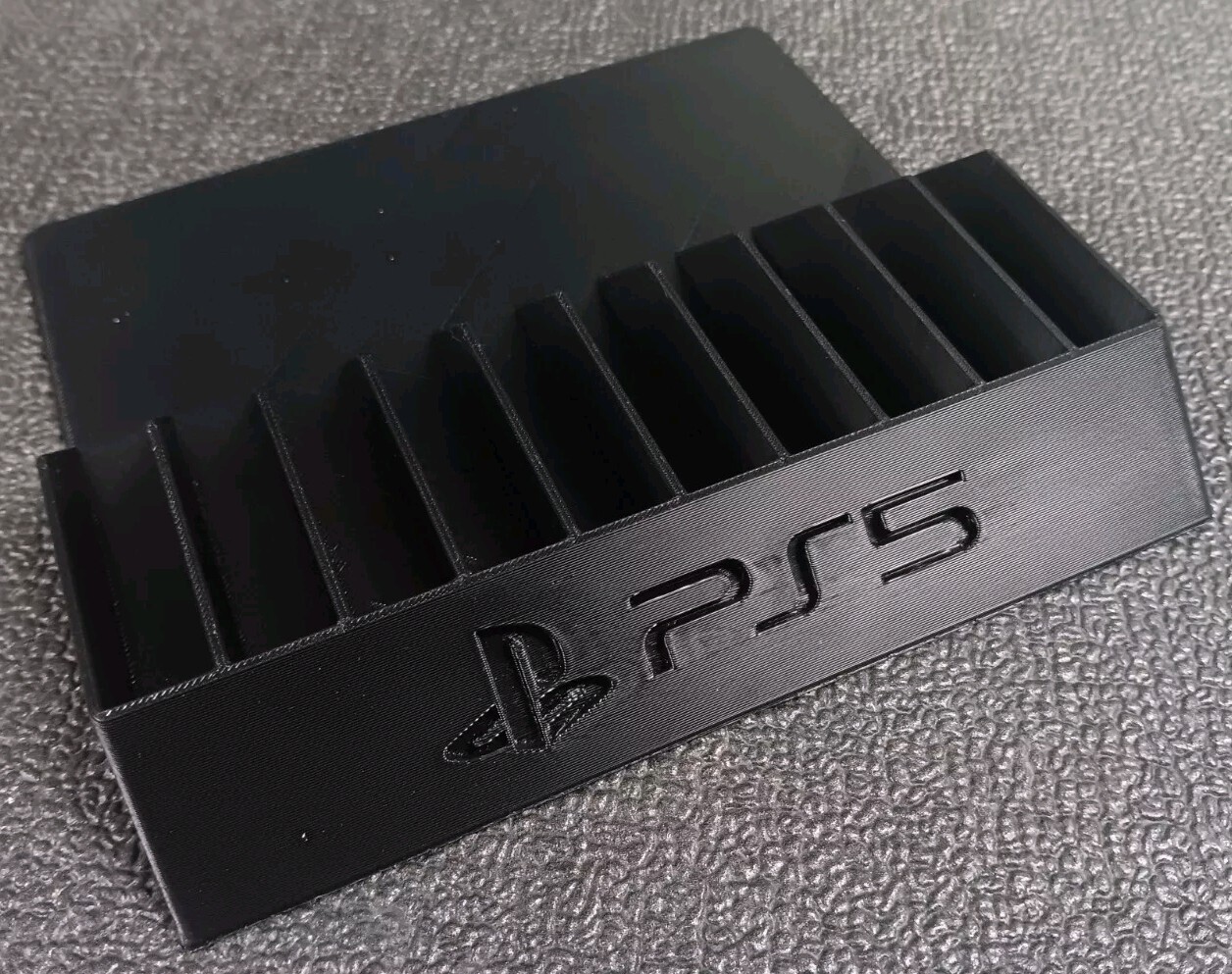 PS5 Playstation 5 Game Storage Rack Shelf Black 10 Games Shelf