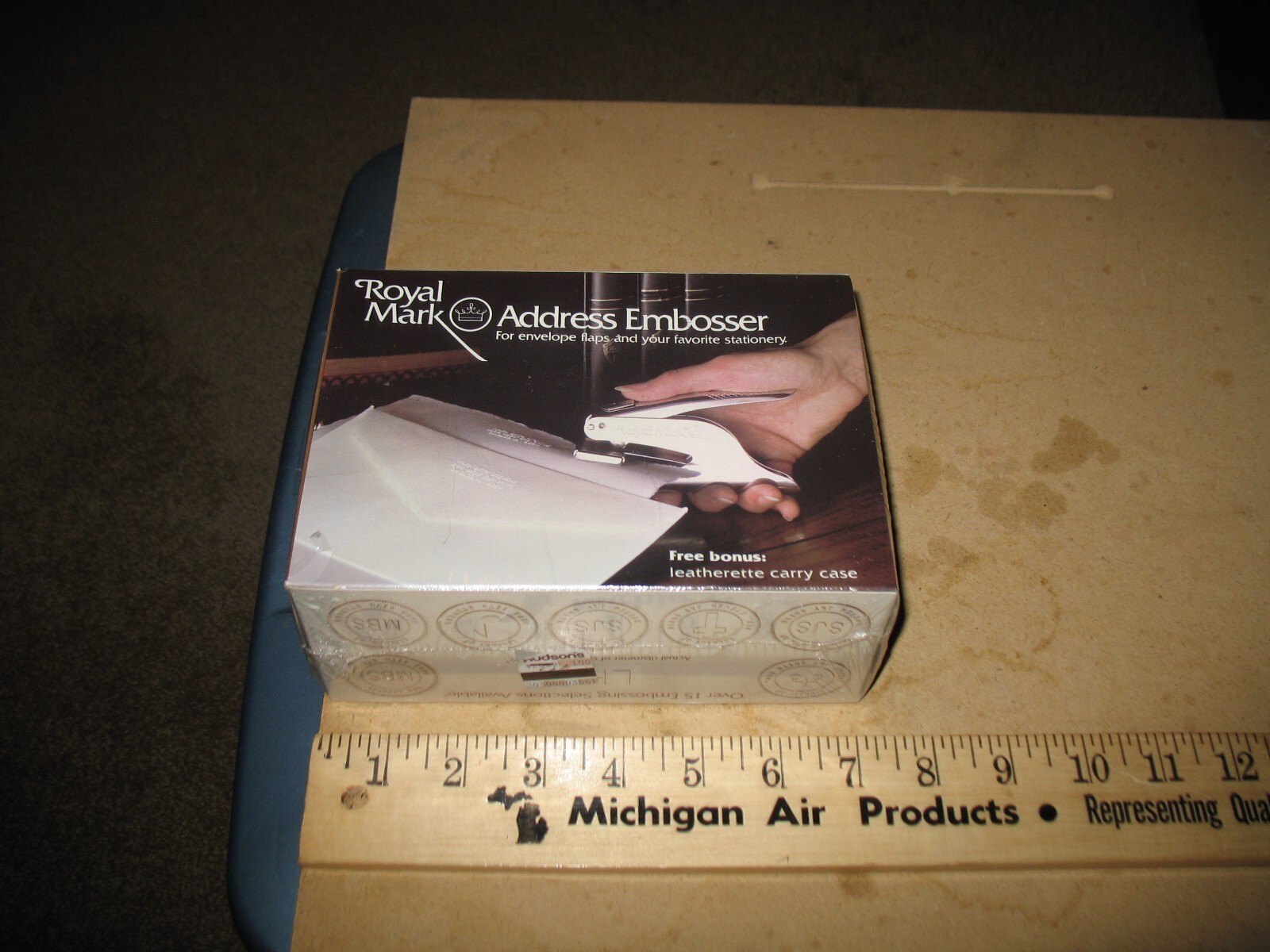 VTG NOS STILL SEALED ROYAL MARK PERSONAL/ADDRESS EMBOSSER MODEL RM-100 HUDSONS
