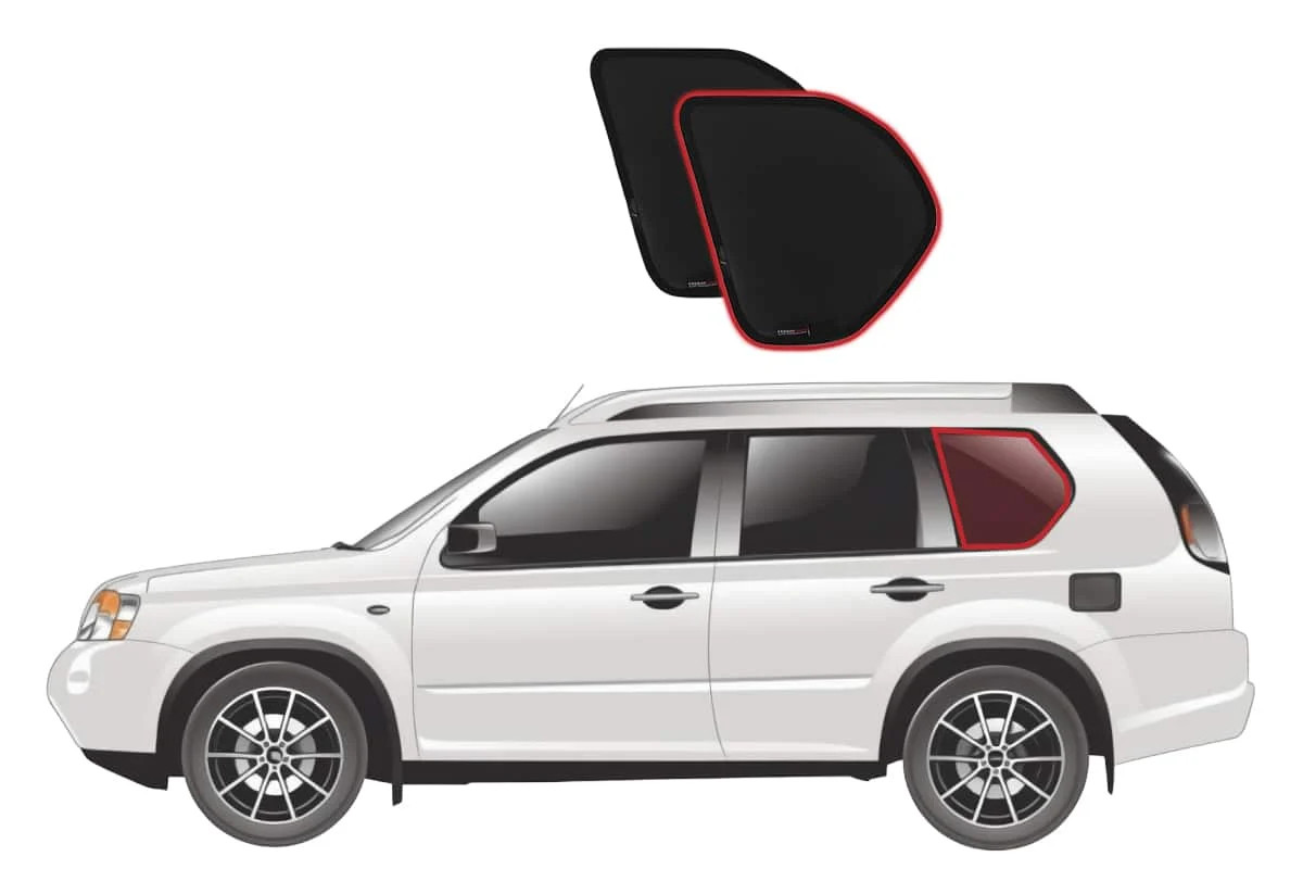 Genuine SNAPSHADES Port Window Shades for Nissan X-Trail 2nd Gen (T31; 2007-2...