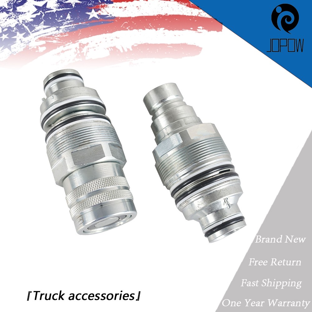 Male & Female Flat Face Coupler Kit 6679837 6680018 for Bobcat 753 863 S205 S220