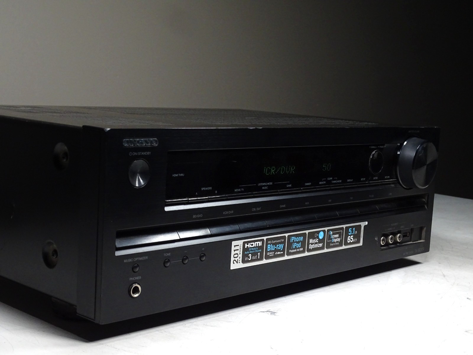 ONKYO A/V Receiver (TX-SR309) NO Remote-TESTED/Working