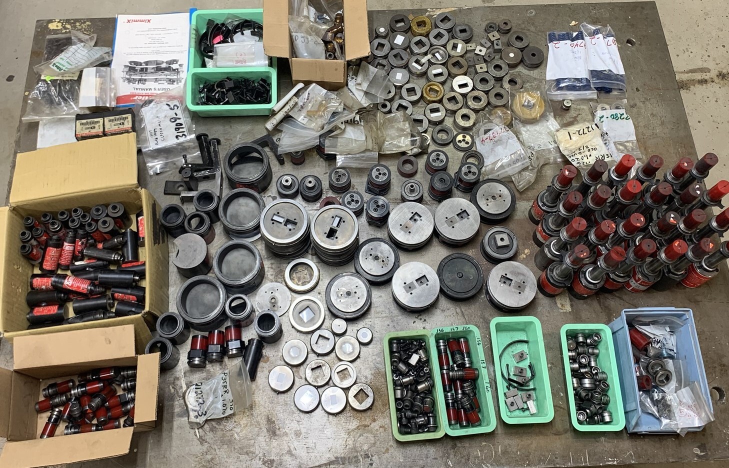 SB Whistler & Sons Ximmix Tooling Modular Punch & Die SETUP System Adjustable