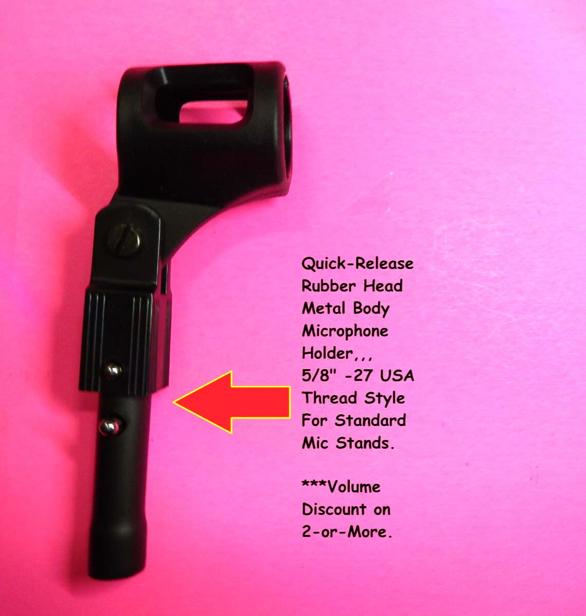 NEW Quick Release Microphone holder