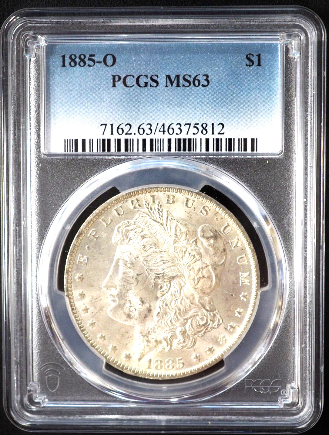 1885-O Morgan Silver Dollar PCGS MS63 - FREE SHIPPING! G1313