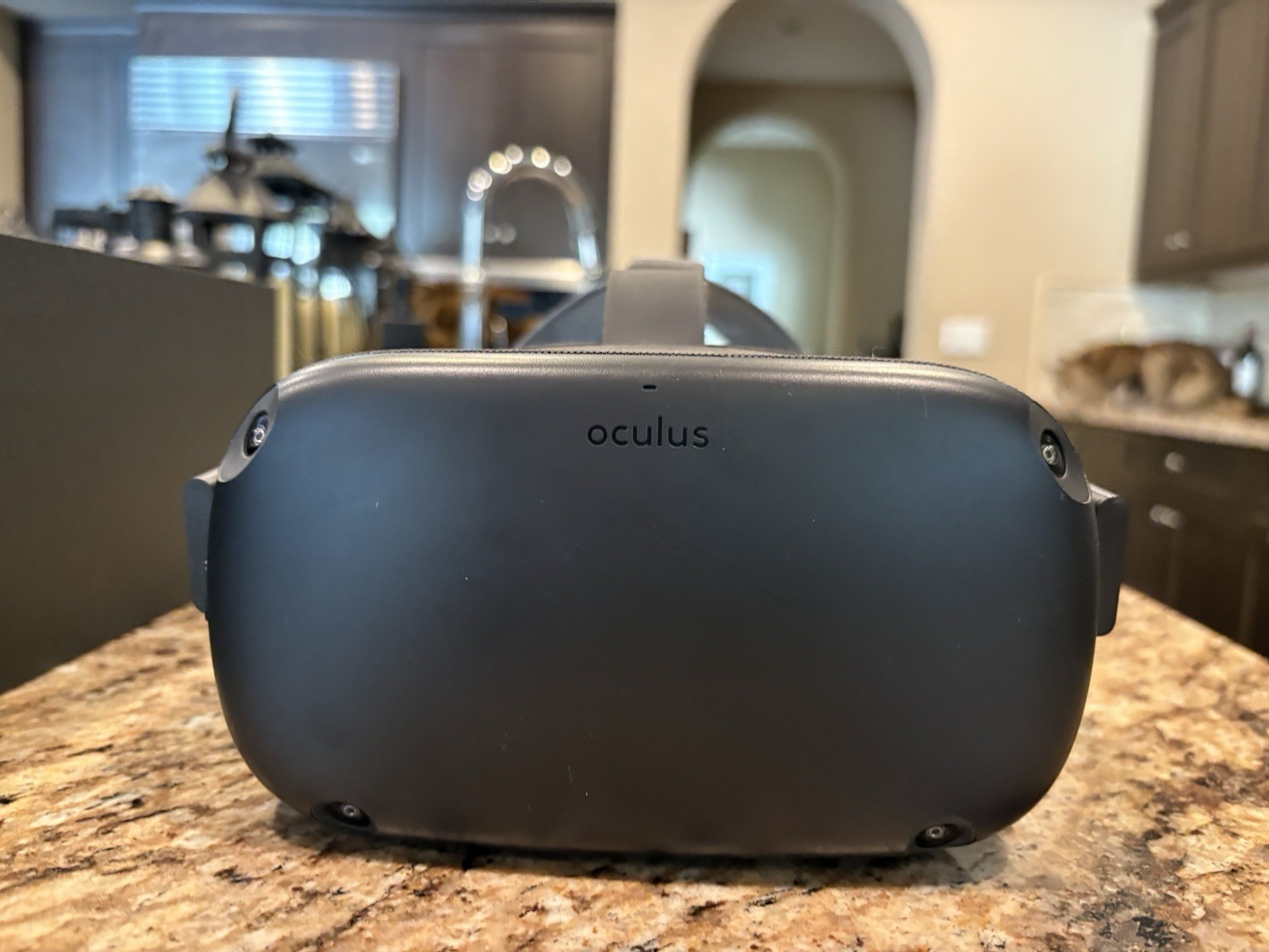 Occulus Quest 1 Virtual VR Headset with Accessories, Case, And Box