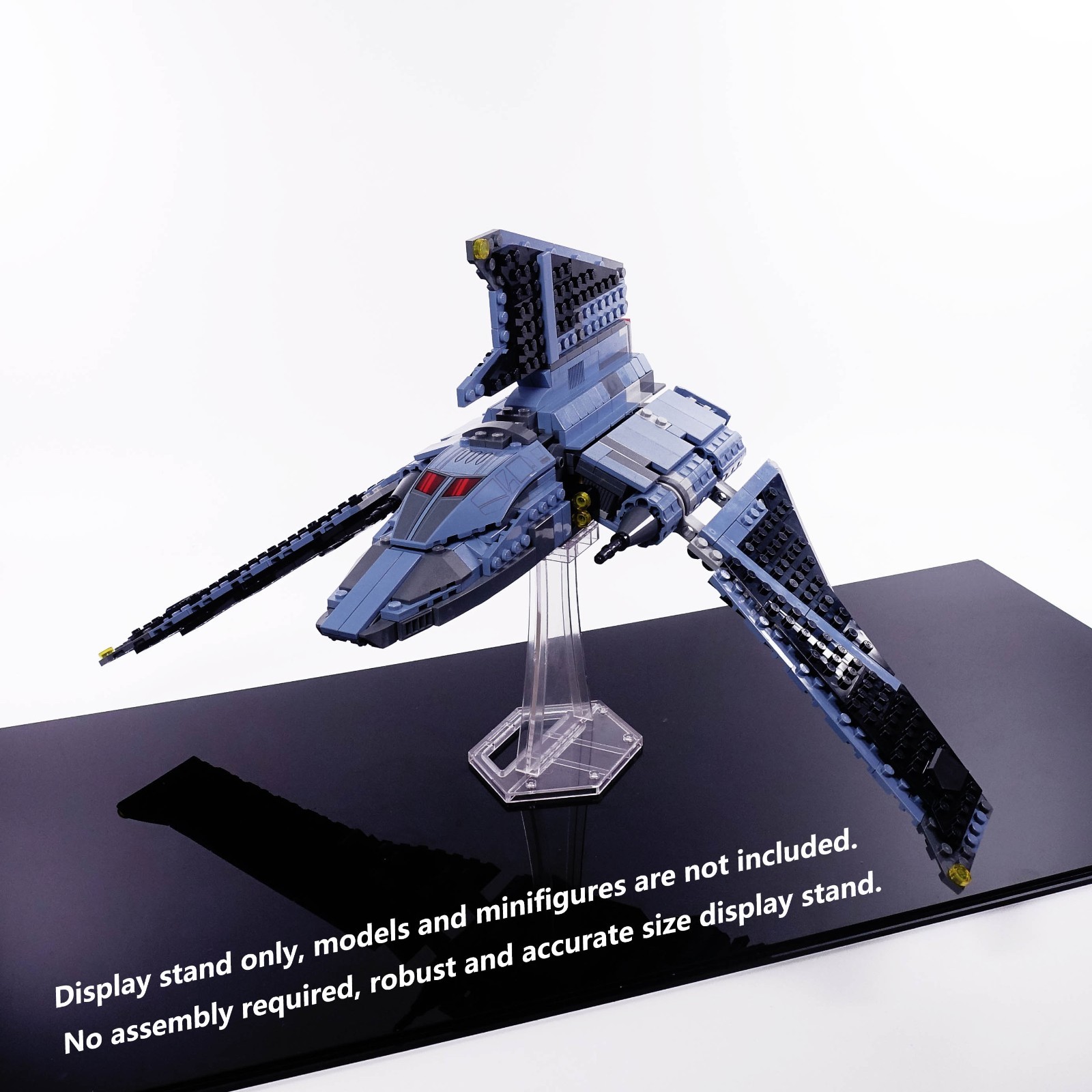 Display Stand for LEGO 75314 The Bad Batch Attack Shuttle, stand only no model