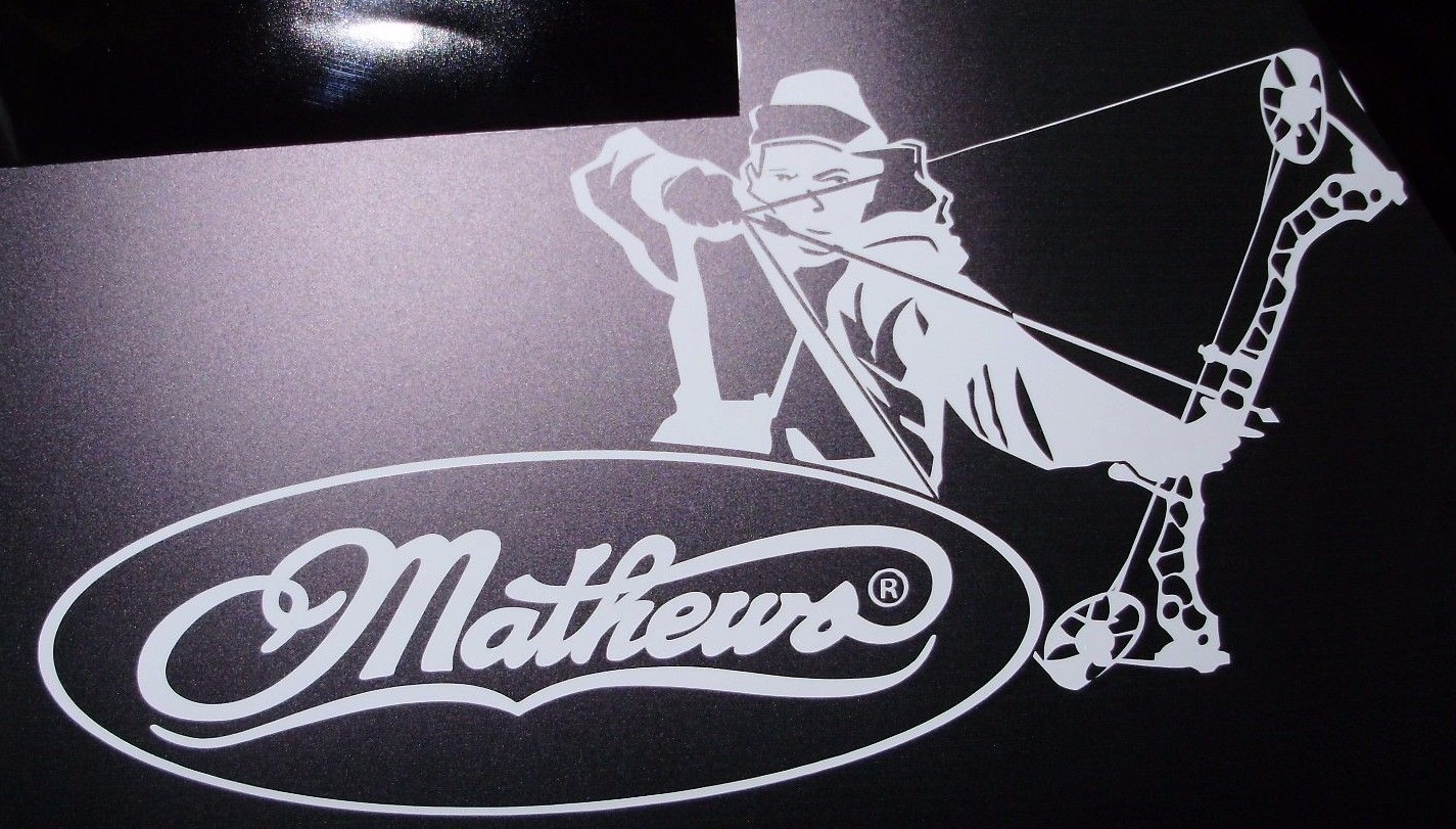 Mathews Archer decal featuring the Halon or 2 cam