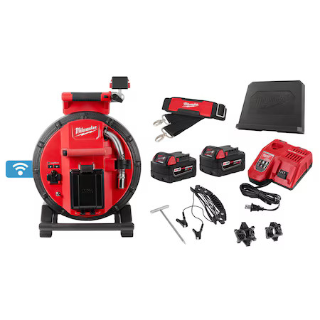 Milwaukee Tool 3972-22 M18 100 Ft Flexible Modular Pipeline Inspection System