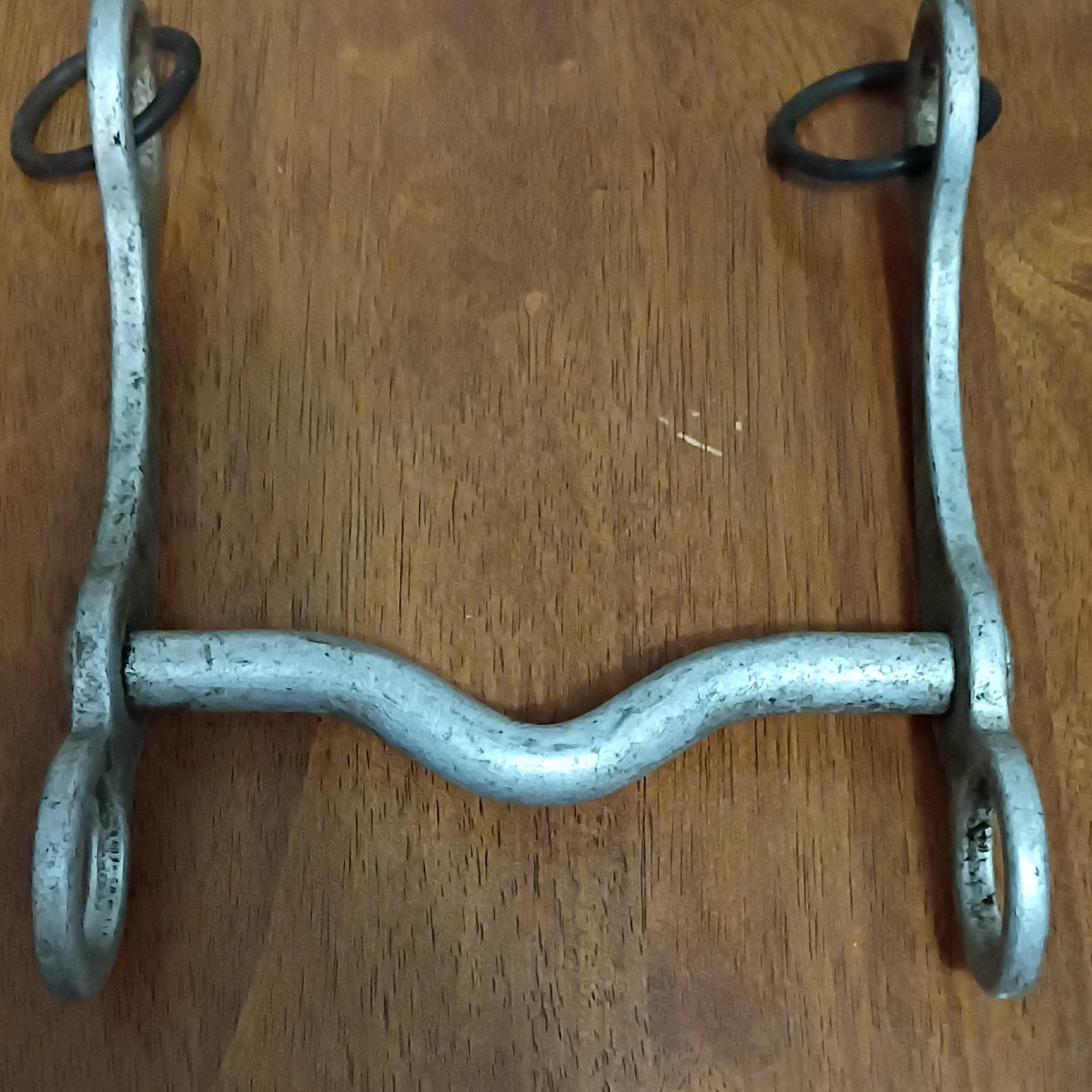 Western Horse Snaffle Bit Mullen Mouth Metal Mouthpiece Approx 5 in