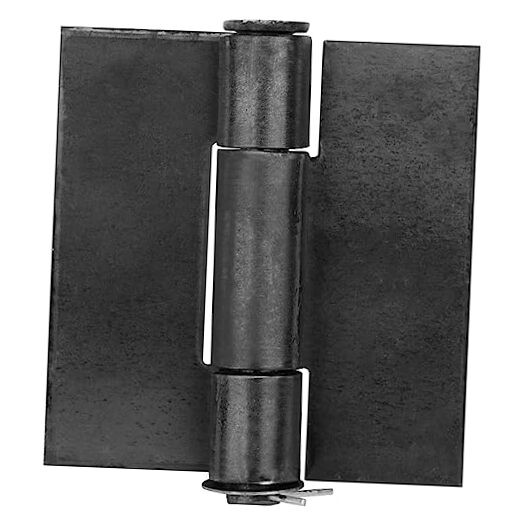 2 Pack 7-1/4" x 6-1/2" Heavy Duty Weldable Hinges, Steel Weld On Butt Hinges