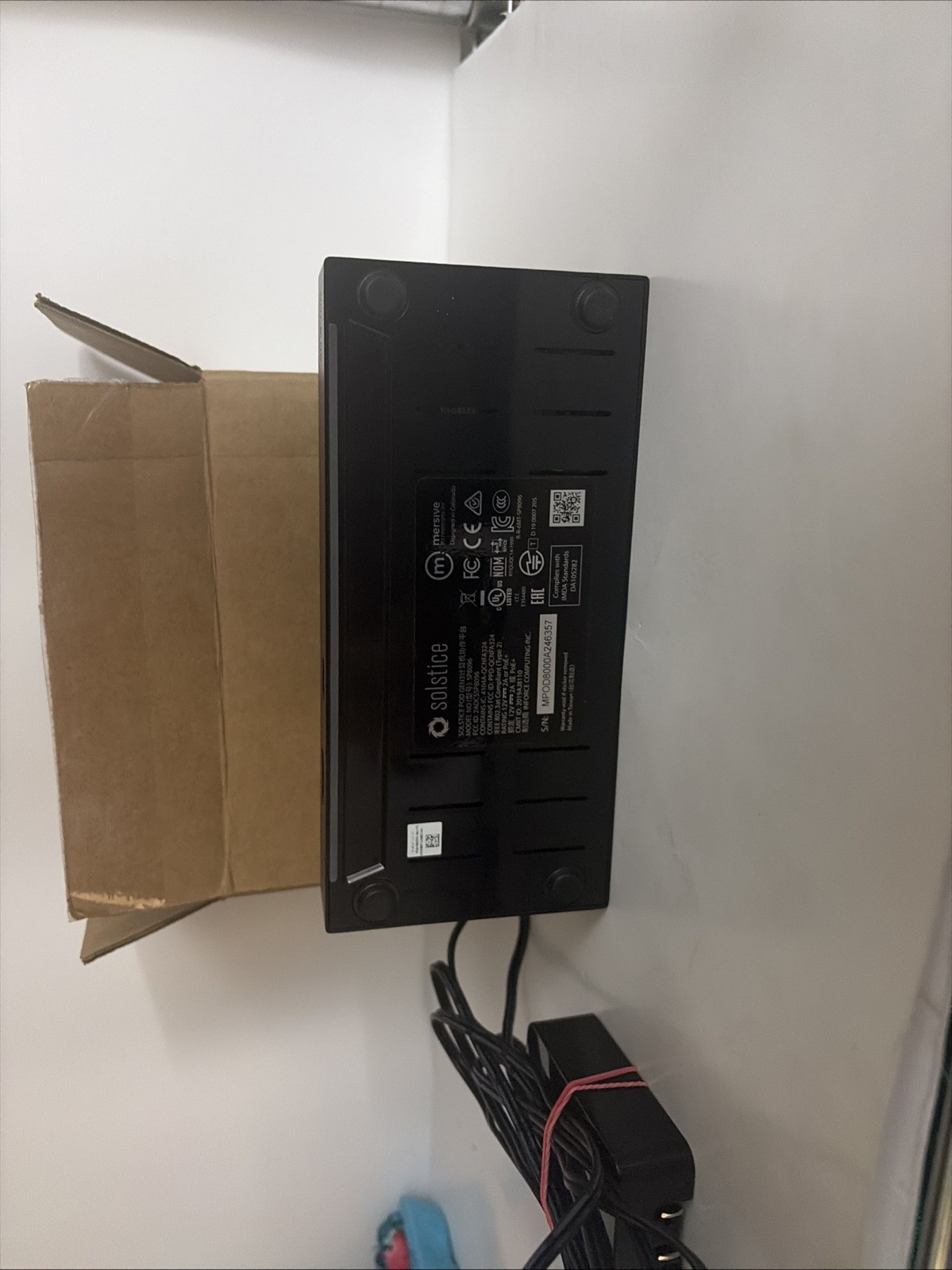 Mersive Solstice Pod Gen3 SP8096 Black with AC Adapter