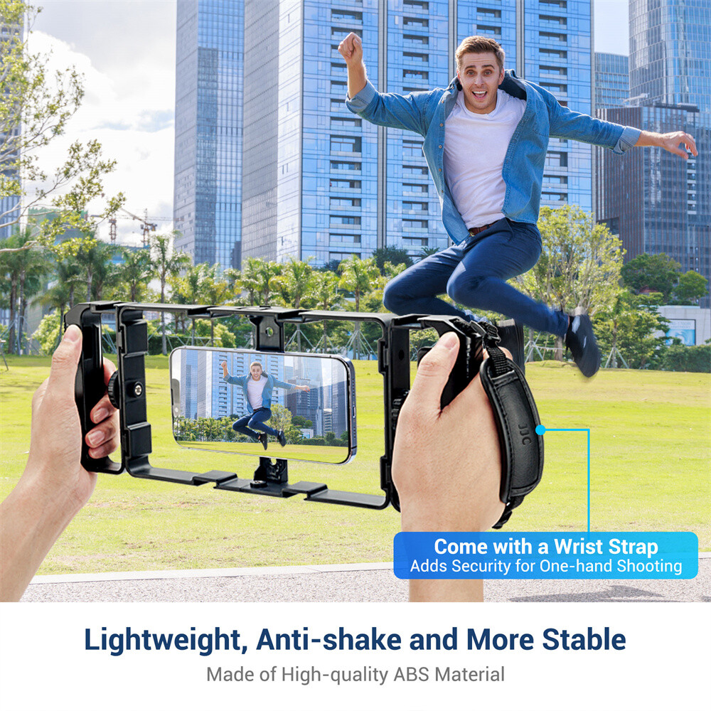 for iPhone 13 Magnetic Rig Stabilizer Vlogging Kit Video Camera + Remote Control