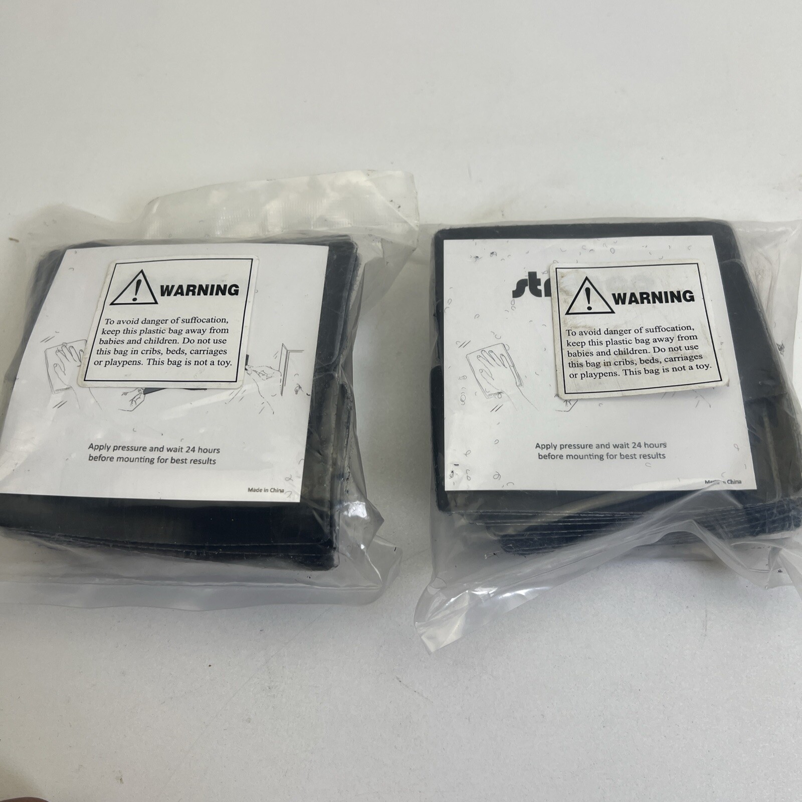 2 Packs Self Adhesive 2"x4" Hook & Loop Patches 15 Sets Per package X 2 30 Sets