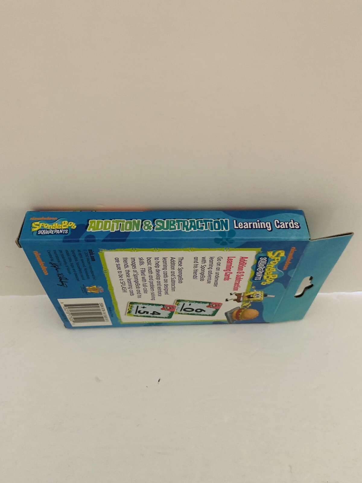 SpongeBob SquarePants Addition and Subtraction 36 Learning Cards