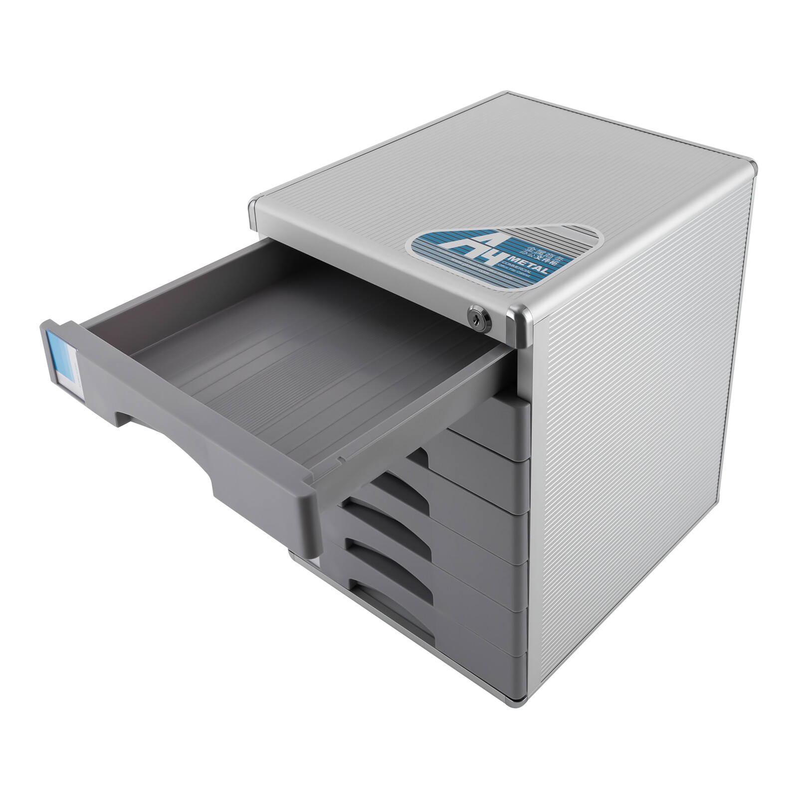 7 COMPARTMENTS DRAWER DESKTOP FILE ORGANIZER RECTANGULAR DOCUMENT STORAGE BOX