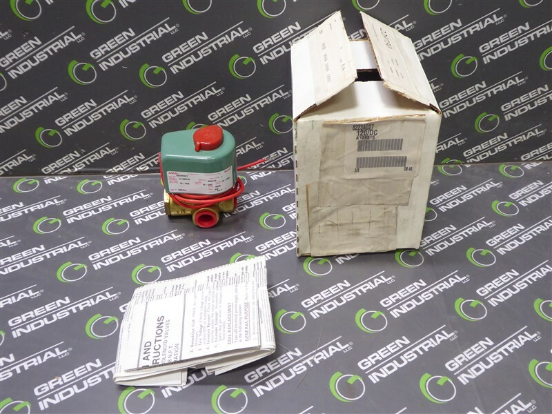 NEW ASCO 8223A027 Red Hat Solenoid Valve
