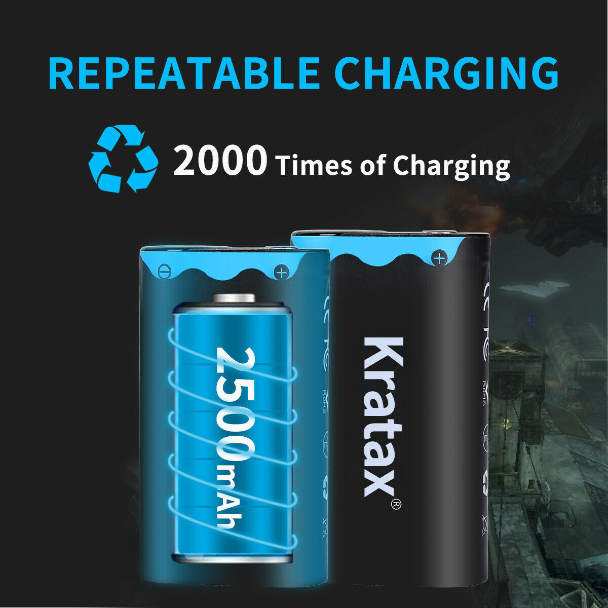 Rechargeable Xbox Controller Battery Pack for Xbox One Xbox Series X/S & Charger