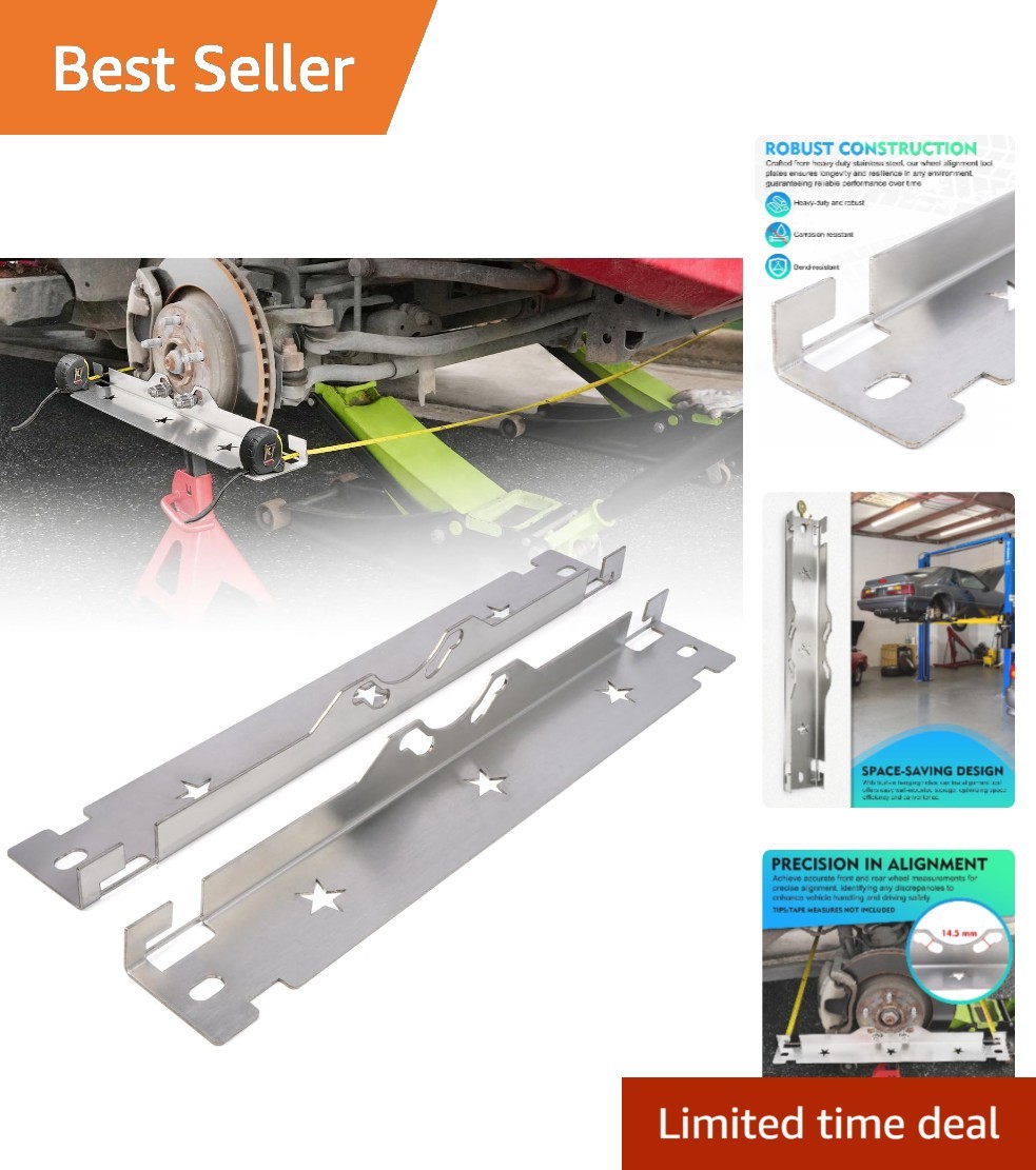 Professional-Grade Stainless Steel Wheel Alignment Tool for Enhanced Stability