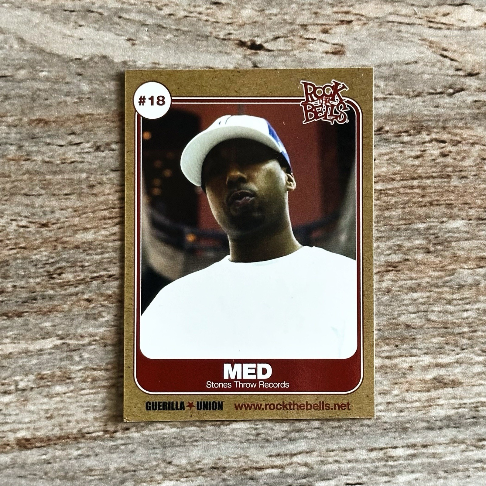 2005 Rock The Bells Med Promo Promotional Stones Throw Records Trading Card
