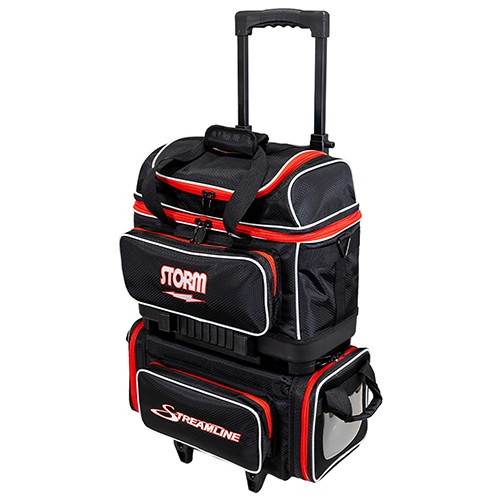 Storm Streamline 4 Ball Hex Black/Red Roller