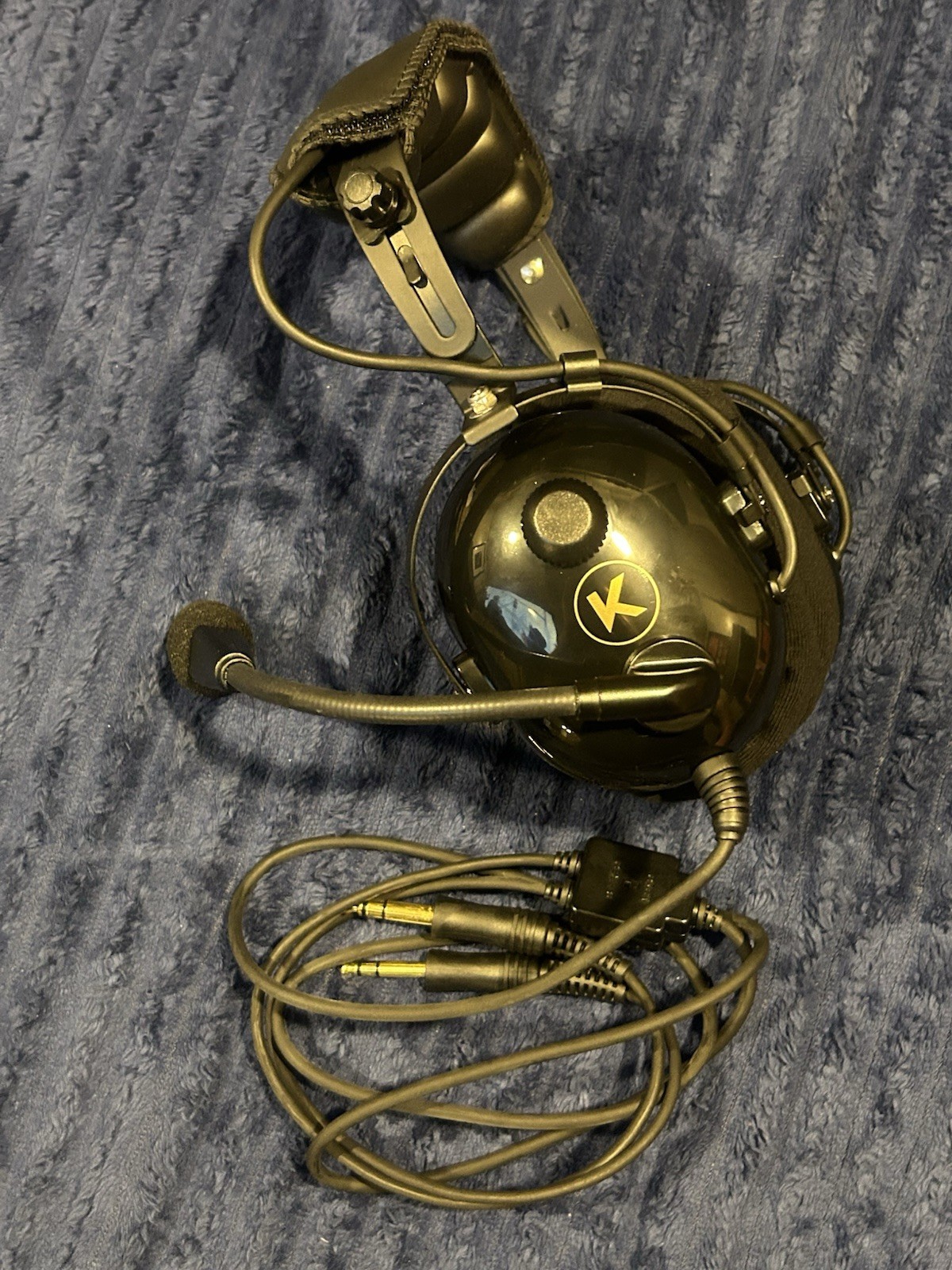 KORE KA-1 General Aviation Headset, Mono and Stereo Comp, Used Three Times