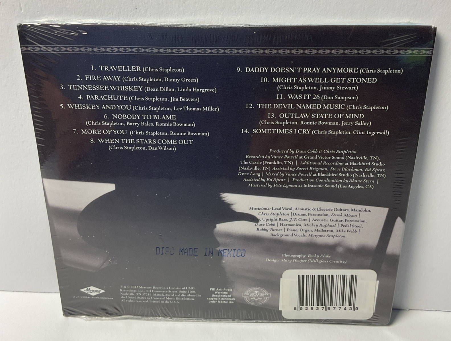 Traveller by Stapleton, Chris (CD, 2015) NEW
