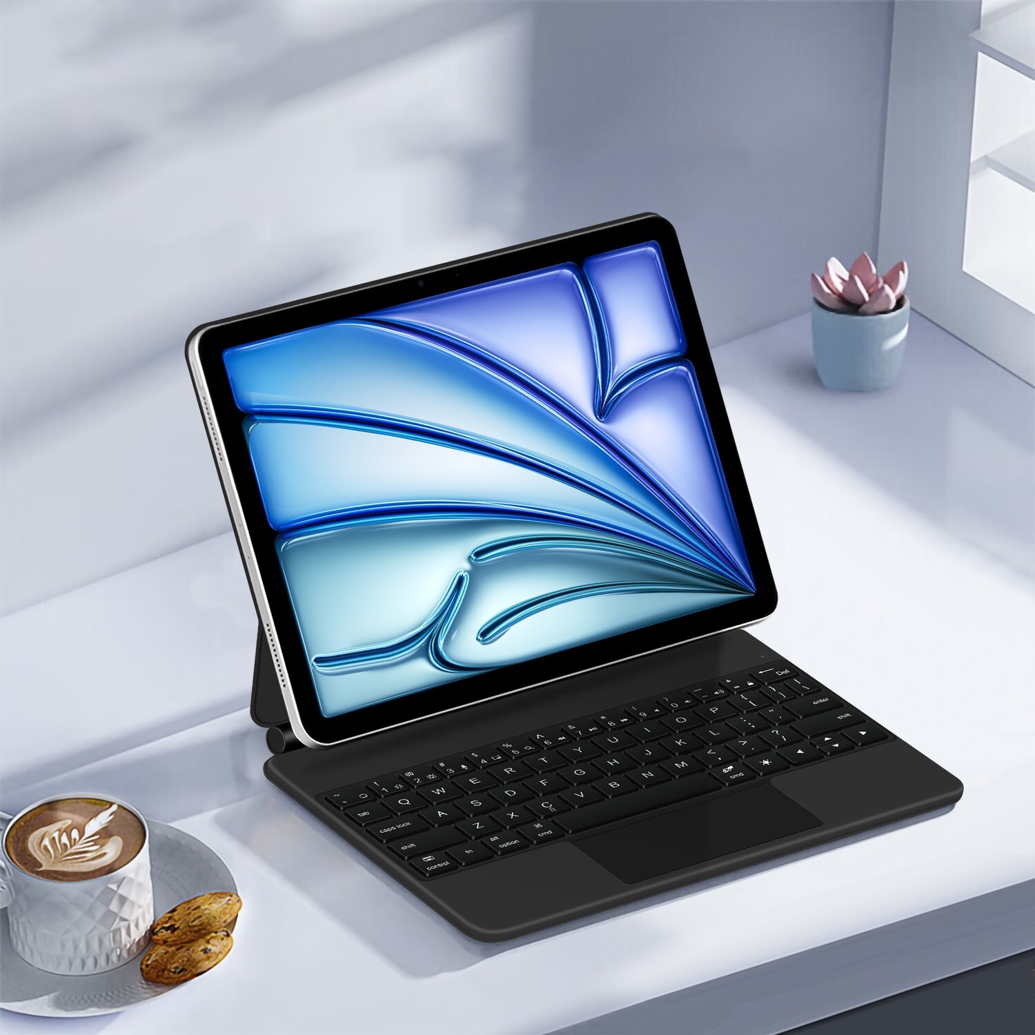 Magic Keyboard For iPad Air (M4) 11-inch Tablet With Stand Case
