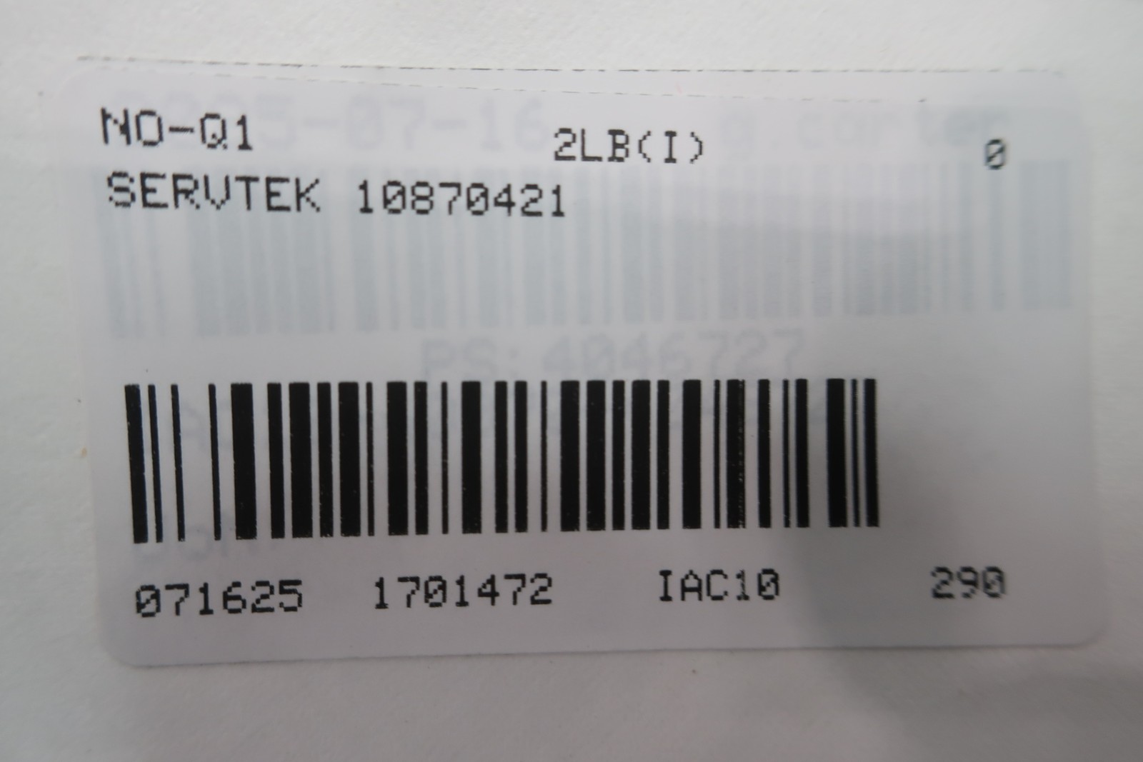 Servtek 10870421 Linear Position Transducer