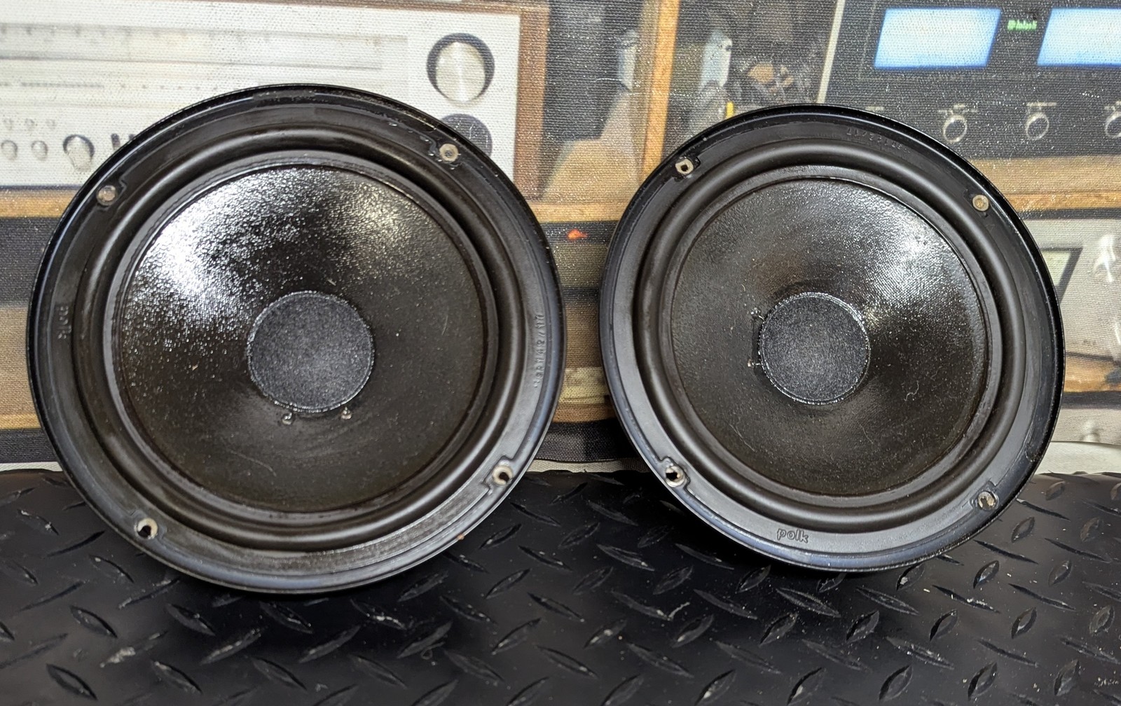 2 woofers from Polk Audio Monitor 10 speakers - MW6500