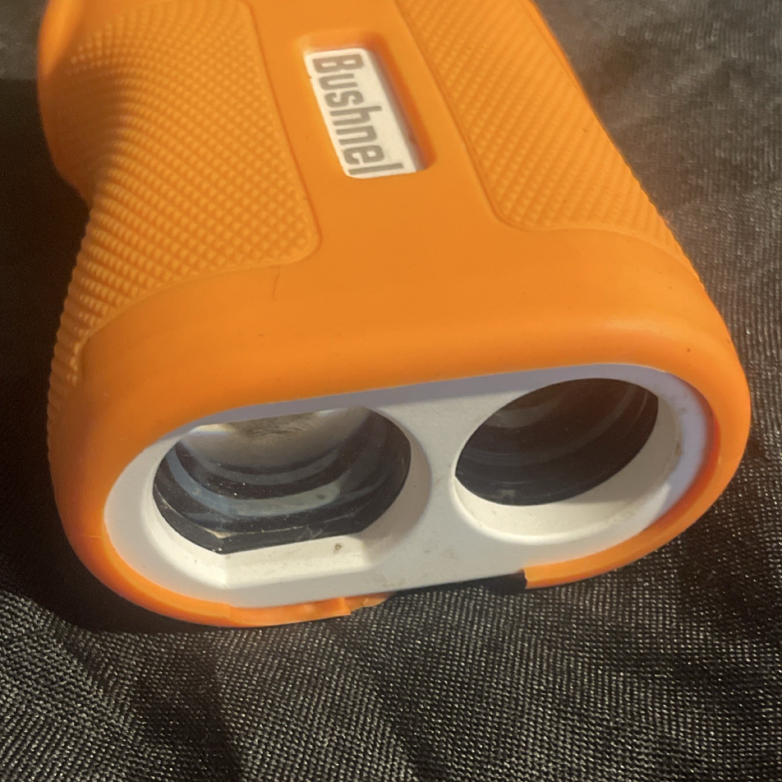 Bushnell Golf Laser Rangefinder Gray/White with Orange Protective Case