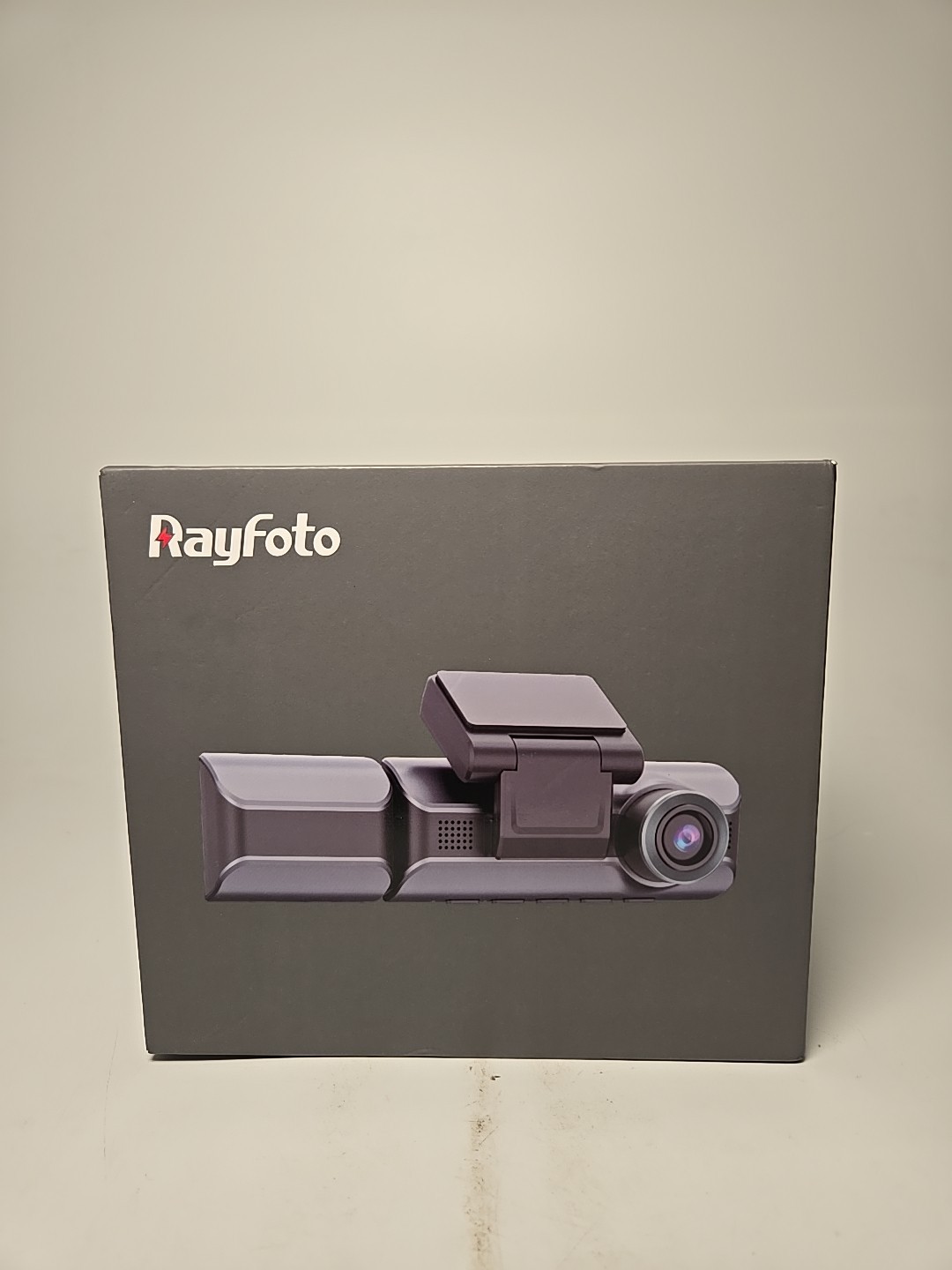 Rayfoto LS05D 3 Channel 4K Dash Cam Built-in WiFi GPS, Front & Rear w/32GB Card