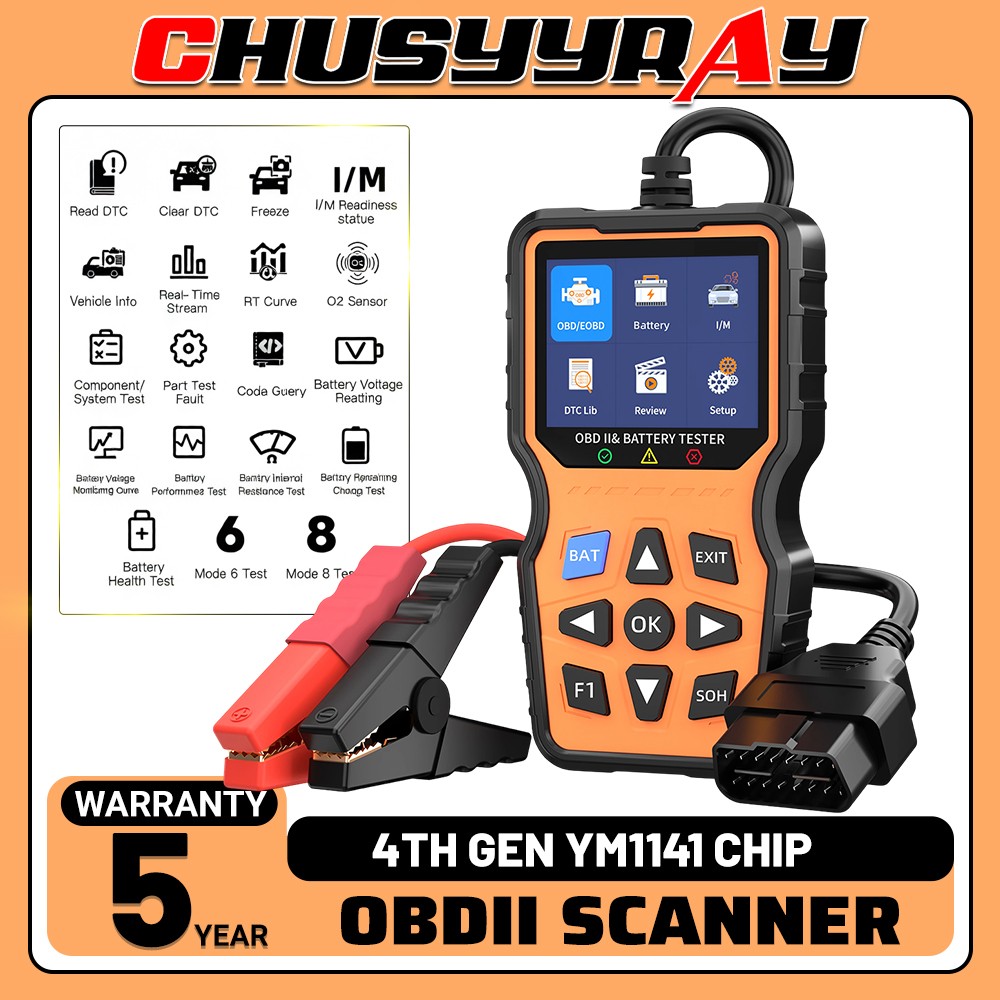 2.8in screen IPS color OBD2 Scanner Code Reader Car Diagnostic Tool Check Engine