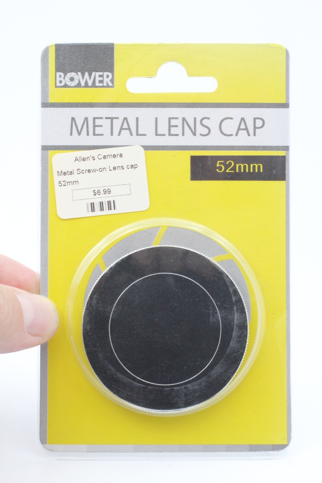 Bower 52mm Metal Screw-On Lens Cap Excellent/Mint Condition EACH