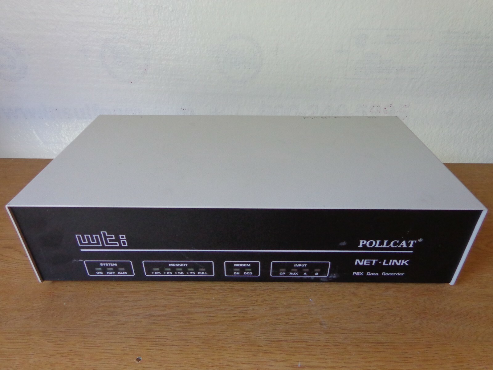 WTI Pollcat PBX Data Recorder 8MB Default Parameter Switch