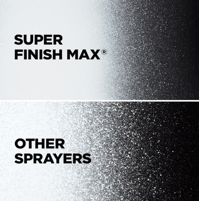 C800971.A Super Finish Max, Includes 3 Brass Spray Tips, 3 Spray Patterns, Easy