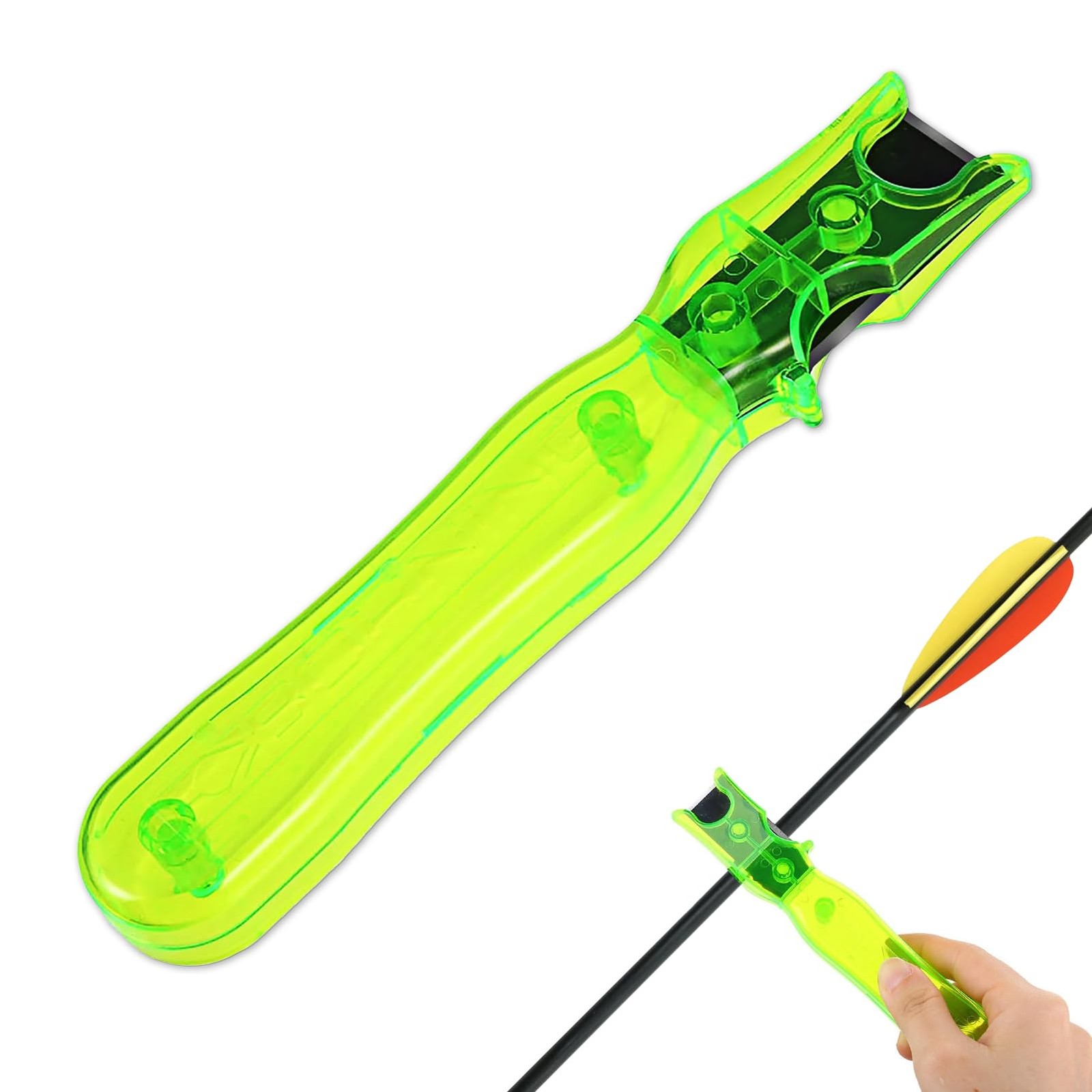 Archerest Fletch Remover, Arrow Stripper Vane, Stripping Removal Tool Green