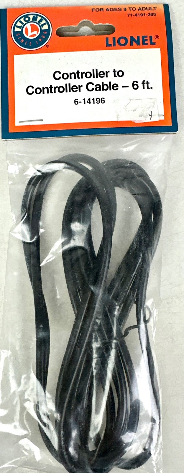 Lionel 6-14196 Controller to Controller Cable - 6 Feet (Black)