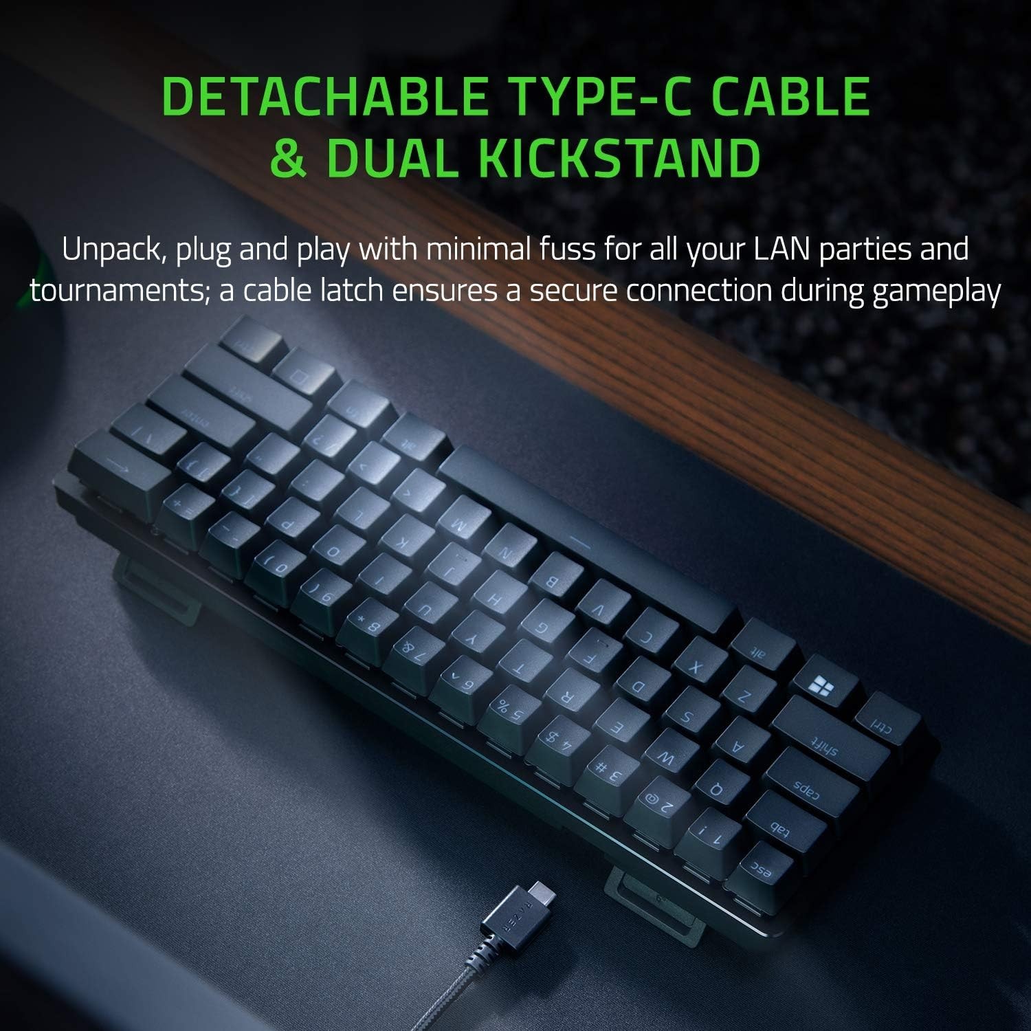 Razer Huntsman Mini 60% Gaming Keyboard Clicky Optical Switch Black