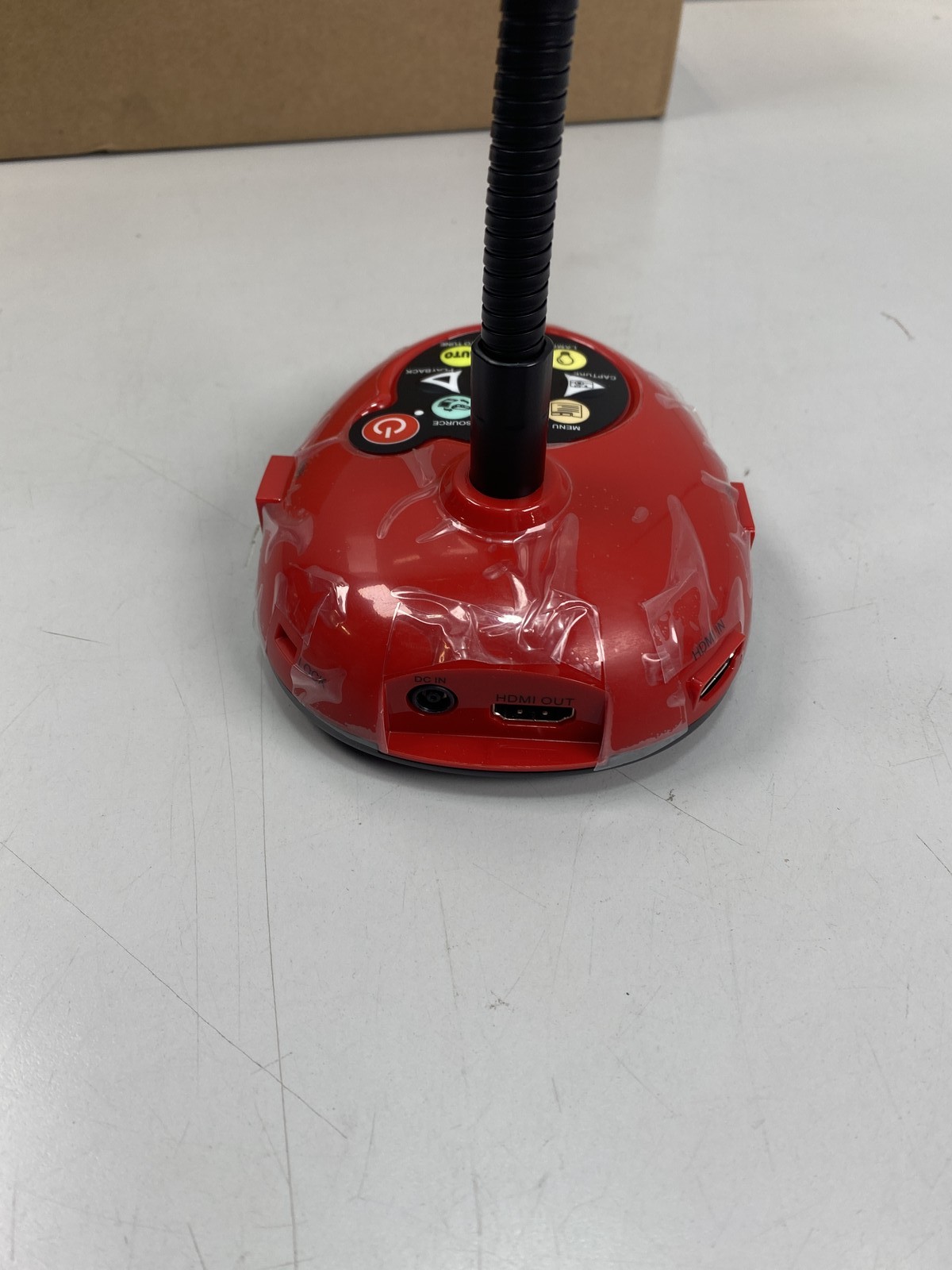Dukane 336C Plug & Play Document Camera, 4K, Red