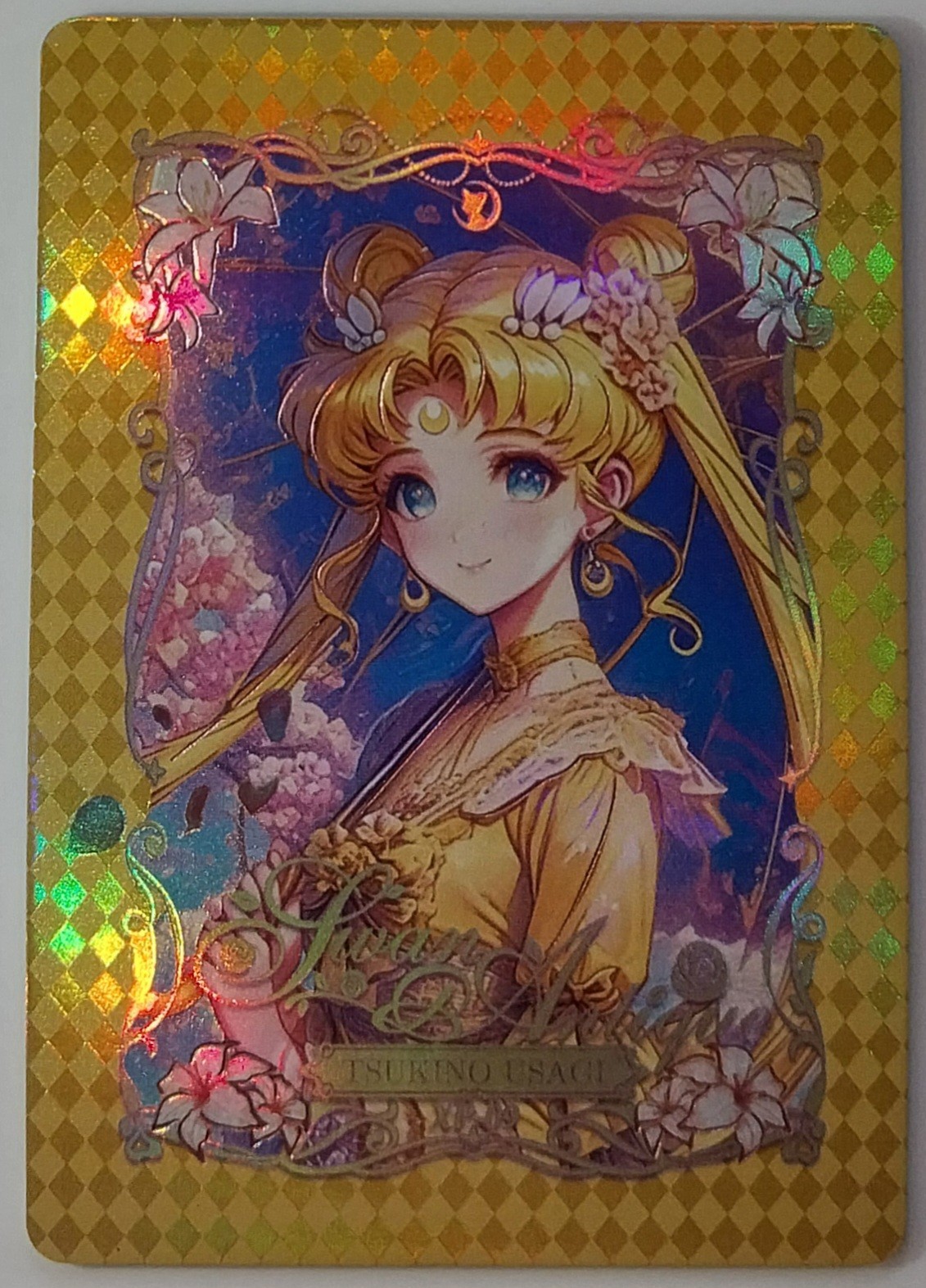 Sailor Moon Card Usagi Tsukino Holo Anime Collector Card