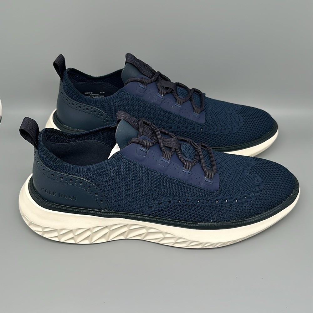 Cole Haan ZG WFA Stitchlite Marine Blue Shoes C36616 Men's Sz 11 NEW