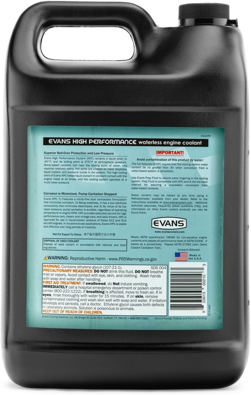 Cooling Systems EC53001 Waterless Engine Coolant 128 fl oz Replacement