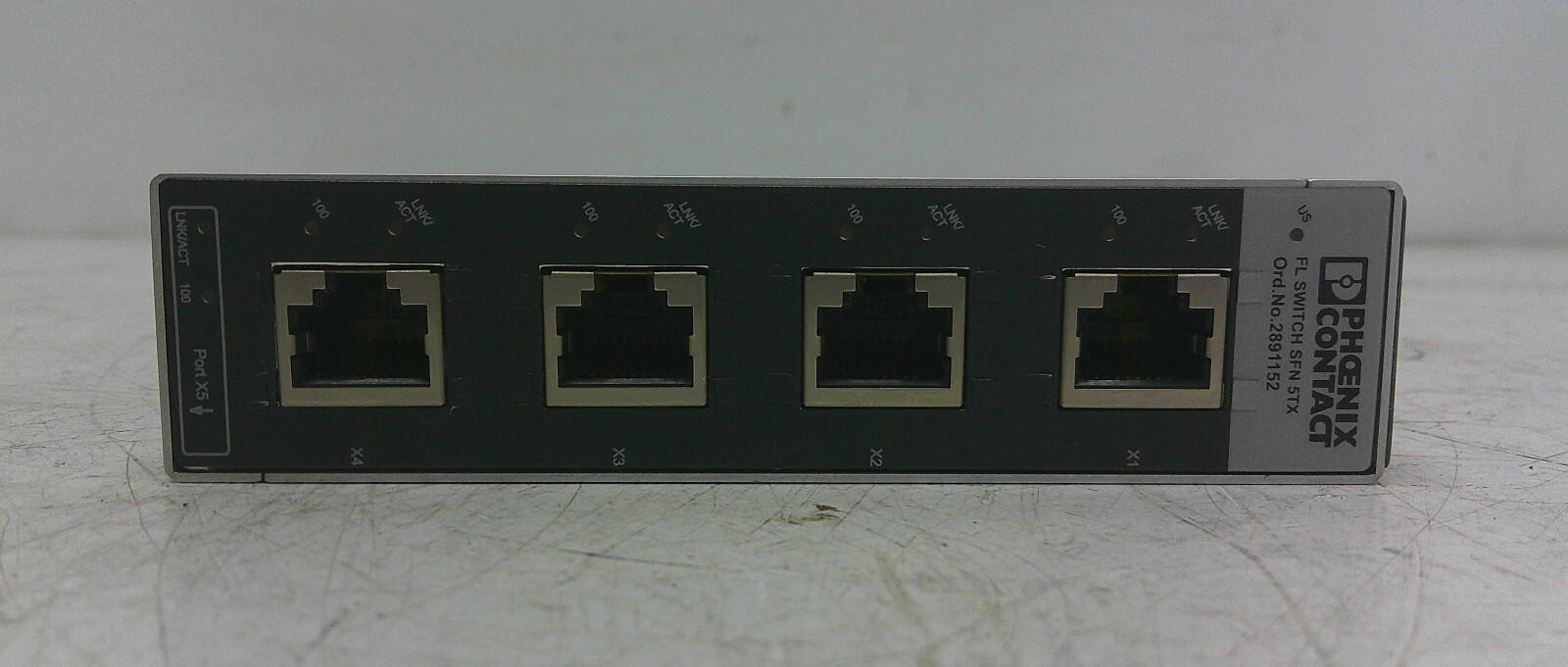 Phoenix Contact FL SWITCH SFN 5TX Ethernet Switch Used