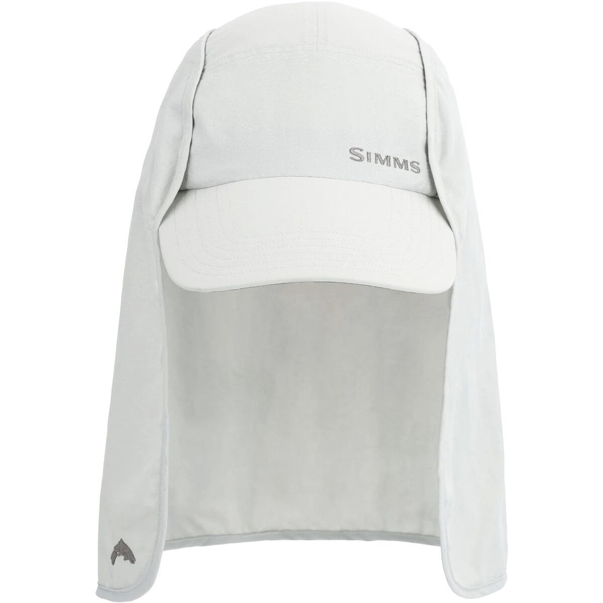 Simms Sunshield Neck Protection Long Bill Flats Hat Cap - Stirling Color - NEW!